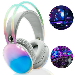Auriculares Inalámbricos Brookstone con Luces LED Multicolor.