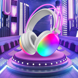 Auriculares Inalámbricos Brookstone con Luces LED Multicolor.