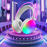 Auriculares Inalámbricos Brookstone con Luces LED Multicolor.